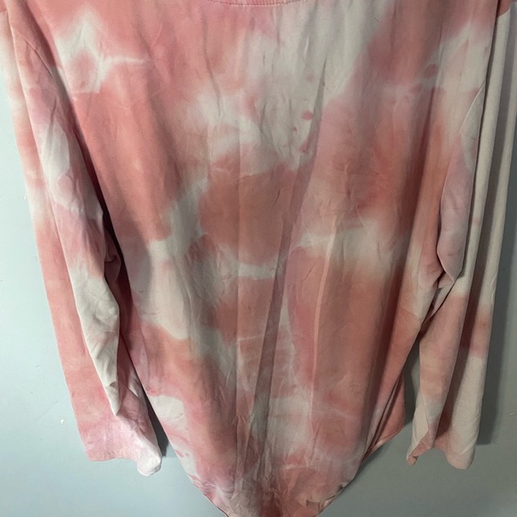 Shein Pink Tie Dye Bodysuit - Picture 5 of 6